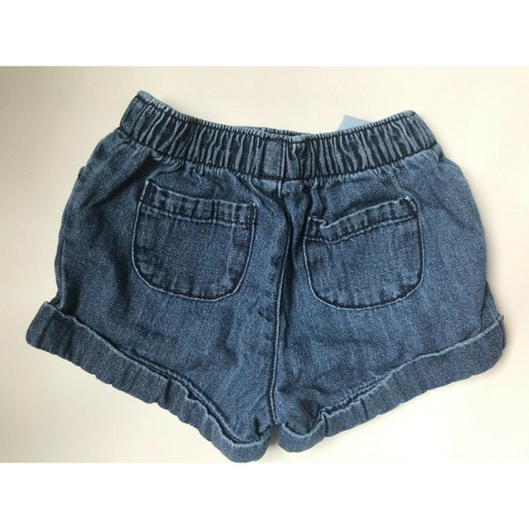 Baby Girl's Size 9M 6-9 Months 3 Pc Orange Cardigan, Berry Top, Carter's Shorts - Picture 9 of 9